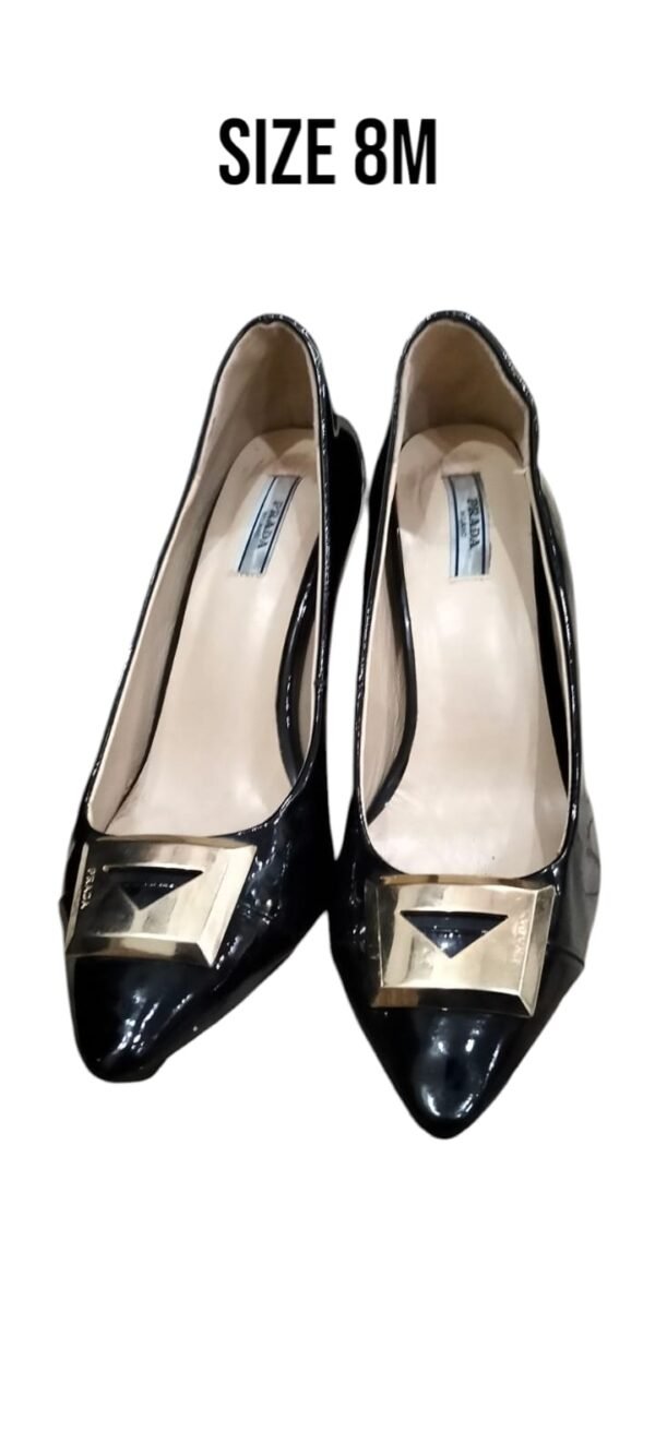 Orignal Prada Point Toe Pencil Heels UK Size 38 - Image 8